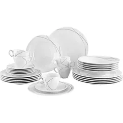 Seltmann Weiden Kombiservice 30tlg TRIO HIGHLINE in weiß von Seltmann Weiden