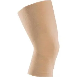 Medi Kniebandage Zweizug, caramel, mit Noppenhaftband, Größe VI