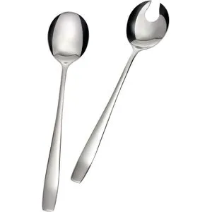 Gräwe Salatbesteck Königstein, Set 2-teilig, Edelstahl, silber, 25cm