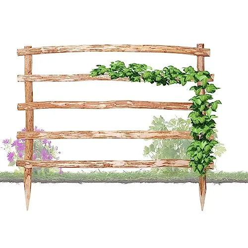 BooGardi Natürliche Rankhilfe aus Holz – 150 cm hoch für Kletterpflanzen