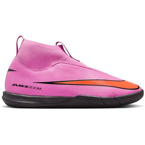 NIKE Kinder Fussball-Hallenschuhe Jr. Mercurial Superfly 10 Academy - Die NIKE Kinder Fussball-Hallenschuhe Jr. Mercurial Superfly 10 Academy bieten optimalen Halt und eine hervorragende Passform für kleine Fussballer. Ideal für das Spiel in der Halle.