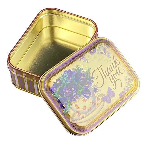 Nostalgie Bonbondose Motiv Thank You Minidose Pillendose von MediMuc