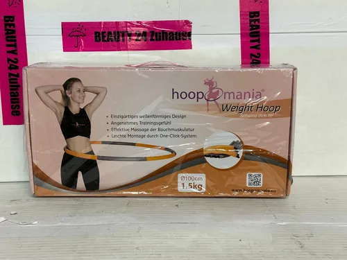 Hoopmania 1,5 kg Hula Hoop Reifen - Fitness und Spaß vereint - Bauchtrainer & Hula Hoops, ideal für effektives Bauchtraining und Verbesserung der Koordination.