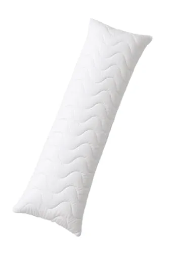 EXKLUSIV HEIMTEXTIL Seitenschläferkissen 40 x 145 cm - Kissen für Seitenschläfer, aus 100% atmungsaktiver Polyester Microfaser, allergikergeeignet und waschbar bis 60 °C – ideal für einen erholsamen Schlaf!