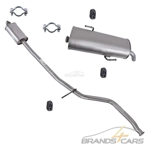 ATEC AUSPUFFANLAGE MITTEL- ENDSCHALLDÄMPFER FÜR PEUGEOT 206 CC 1.6 16V BJ 00-05