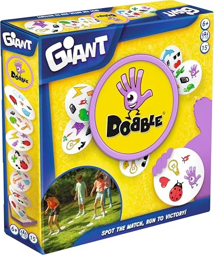 Asmodee Dobble Giant Party-Familien-Kartenspiel, ab 6 Jahren, 2-12 Spieler, 15 Minuten Spielzeit