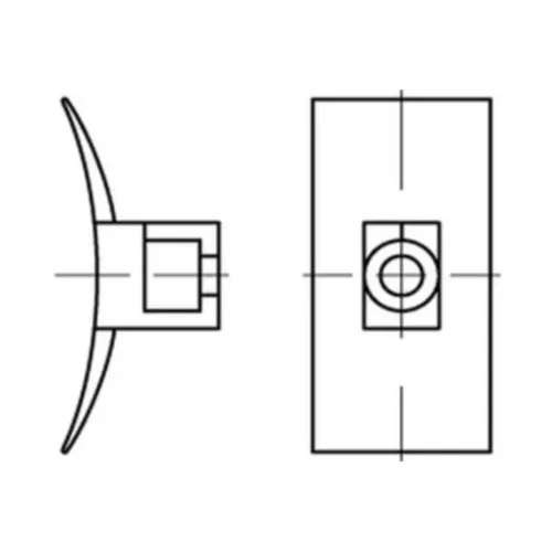 Artikel 82546 PA 6.6 LKC/SB natur Befestigungssockel für Kabelbinder