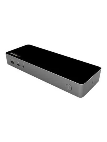 StarTech.com Universal Laptop Dockingstation - USB-C & USB 3.0 Dock - Weiteres Notebook-Zubehör mit Dual 4K Unterstützung für Mac, Windows & Chrome OS. Perfekt für Multimonitor-Setups mit 2 x HDMI und 2 x DP.