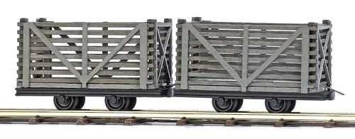 Busch 12214 Zwei Holztorfloren 1:87 Spur H0f Neu OVP
