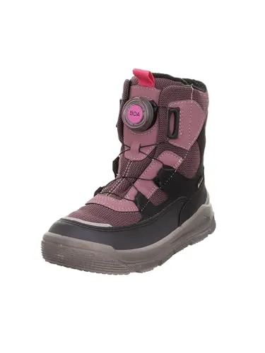 Superfit Mars lila/schwarz (8500) 31 - Wanderschuhe für Kinder mit wasserdichter und atmungsaktiver Gore-Tex-Membran, ideal für Abenteuer im Winter. Das BOA Fit System sorgt für eine perfekte Passform und der gepolsterte Kragenbereich bietet zusätzlichen Komfort.