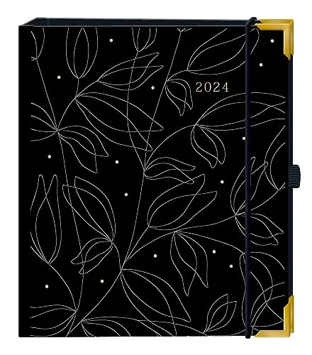 Produktbild Terminplaner A5 Premium 2024 Black: Premium-Terminplaner