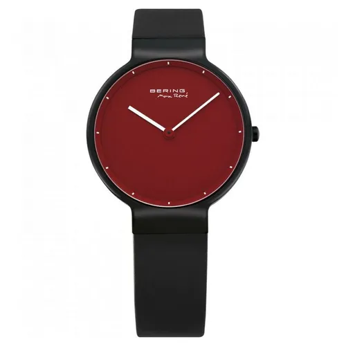 Bering Quarzuhr 12631-823 schwarz - Elegante Armbanduhr mit ultra slim Design, Titan-Gehäuse und 30 m wasserdicht – perfekt für stilbewusste Träger.