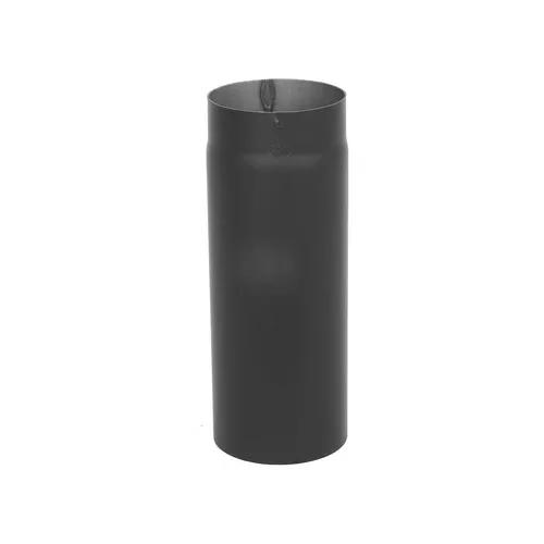 1000Angebote Rauchrohr 500 mm, Ofenrohr schwarz, gerade Ø 150 mm 137753
