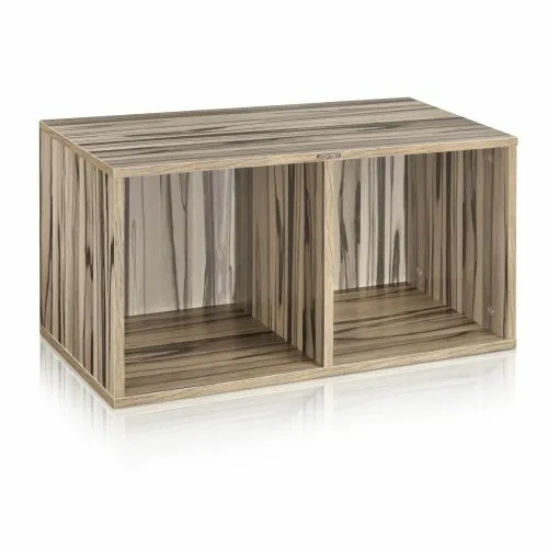 Zomo VS-Box 200 Zebrano Vinylaufbewahrungsbox für ca 200 LPs stapelbar