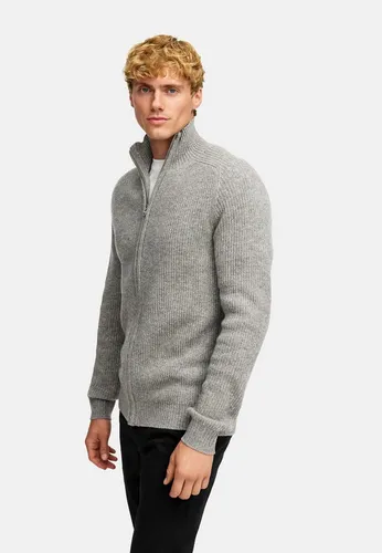 Kronstadt Cardigan Herren KSDorsey Strickjacke grau XXL - Elegante Herrenstrickjacke aus einer hochwertigen Wollmischung. Ideal für lässige Anlässe und bietet optimalen Tragekomfort.