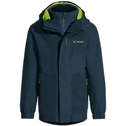Vaude Kid's Campfire 3in1 Jacket IV - Doppeljacke für Kinder - Funktionelle 3in1 Kinderjacke in Blau, wind- und wasserdicht, ideal für alle Jahreszeiten und Outdoor-Aktivitäten.