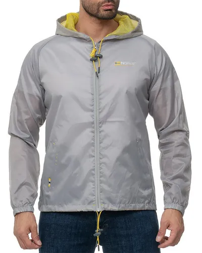 Geographical Norway Windbreaker Allwetter Outdoor Jacke Baboat grau XL - Hochwertige Softshelljacke mit windabweisenden Eigenschaften, ideal für Outdoor-Aktivitäten. Bequem und stylisch, perfekt für wechselhaftes Wetter. Pflegeleicht und in Größe XL erhältlich.