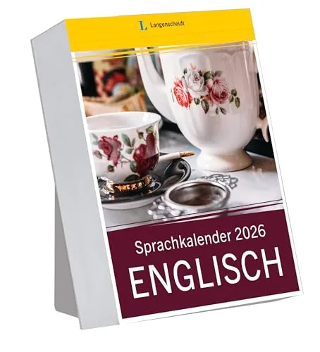Langenscheidt Sprachkalender Englisch 2026: Tagesabreißkalender - Freizeit, Haus & Garten - Tägliche Englisch-Vokabeln für spielerisches Lernen und Verbesserung der Sprachkenntnisse.