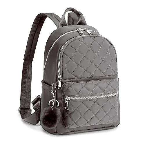 Mofut Rucksack Damen Klein - Kompakter Cityrucksack aus wasserdichtem Nylon, ideal für Schule, Reisen und Freizeit mit mehreren Fächern zur optimalen Organisation und einstellbaren Schultergurten.