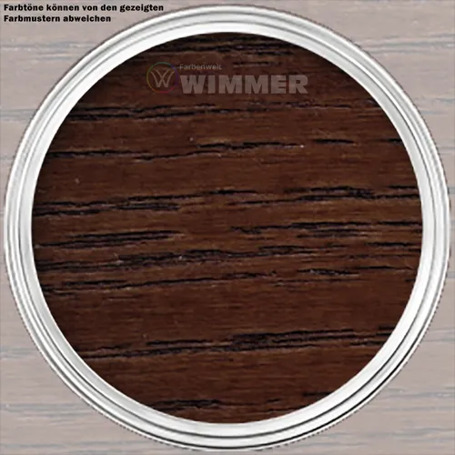 Gori 33 Sensitiv Holzlasur 7808 Nussbaum Seidenglanz 5 Liter - Lacke für innen & außen, umweltfreundlich, schützt Holz effektiv und sorgt für einen edlen Seidenglanz.