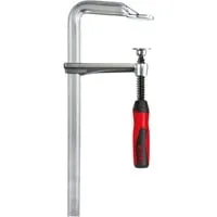 Bessey Ganzstahl-Schraubzwinge 400 x 120 mm - GZ40-2K mit 2-Komponenten-Griff - Schraubstöcke, Schraubzwingen & Spannvorrichtungen - Robuste Ganzstahlkonstruktion für hohe Stabilität und präzises Spannen.