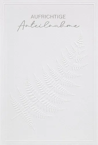 BSB Grußkarten Trauer – Beileid