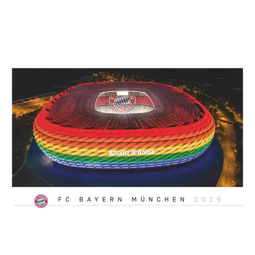 Sale! Kalender 2025 FC Bayern München 60x50 cm UVP € 34,00