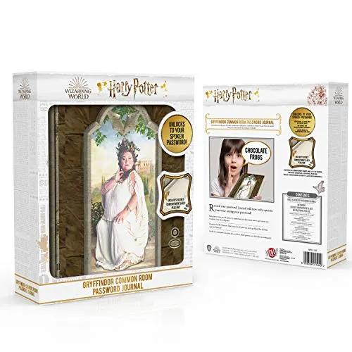 WOW! PODS Harry Potter Gryffindor Common Room Passwort-Tagebuch – A5-Tagebuch mit sprachaktiviertem Schloss