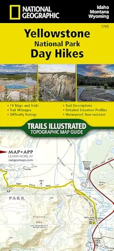 Yellowstone National Park Day Hikes (National Geographic Topographic Map Guide, Band 1705)