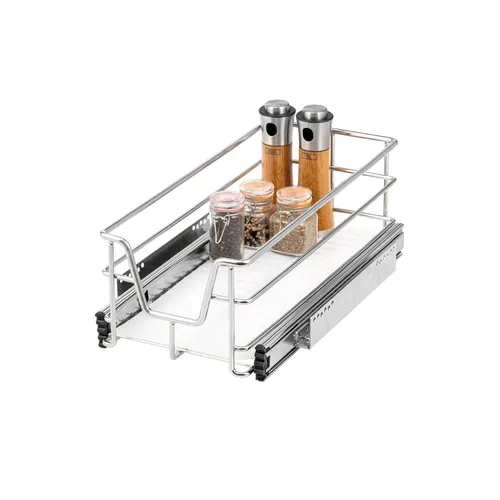 bremermann Teleskopschublade 30 cm - Küchenschubladeneinsätze mit Vollauszug und kugelgelagerten Schienen für optimalen Zugriff auf Ihre Küchenutensilien, ideal für Schränke mit 30 cm Breite.