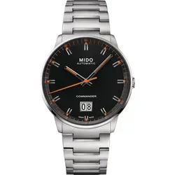 Mido Commander M0216261105100 Herren Automatikuhr - Herren-Automatikuhr mit 80h Gangreserve, Edelstahlgehäuse und Saphirglas für höchste Langlebigkeit und Eleganz.