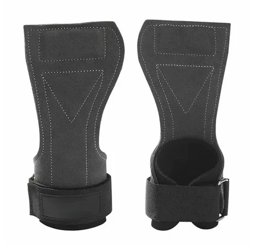 Sport-Knight® Zughilfe Premium Griffhilfen mit Handgelenkstütze, Zughilfen aus Leder