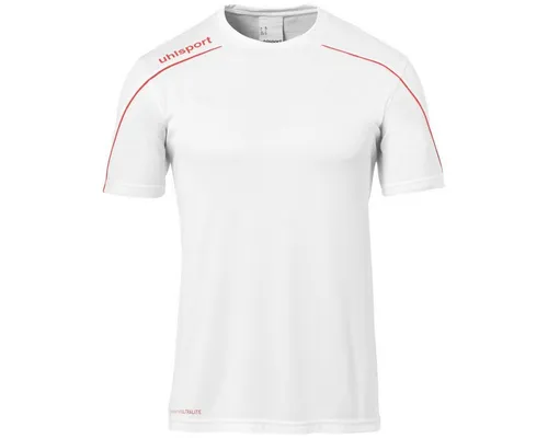 uhlsport T-Shirt Sport-Trikot Stream 22 (100% Polyester) weiss/rot Herren