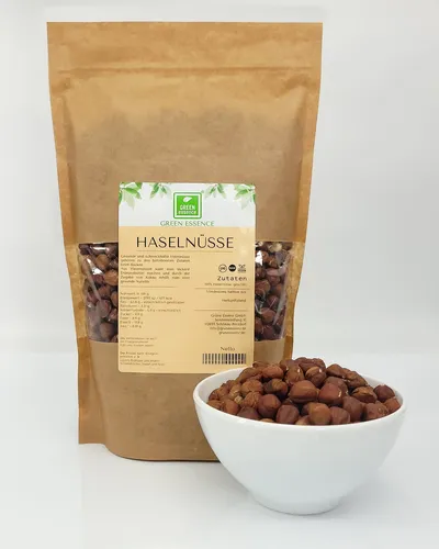 Haselnüsse groß und knackig 1kg Haselnusskerne ganz ohne Schale - vegan Keto