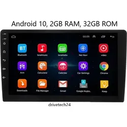 Zoll Android 10 Universal Autoradio 2 Din Stereo GPS Navigation 9 Zoll - Modernes 2-DIN Autoradio mit Android 10, 9 Zoll Touchscreen und integriertem GPS. Genießen Sie Multitasking und einfache Bedienung – perfekt für Technikliebhaber und Autofans!