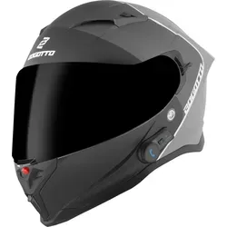 Bogotto H153 BT SPN Bluetooth Helm, schwarz-grau, Größe S
