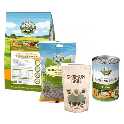 Bellfor Pudel Futter Set für Hunde