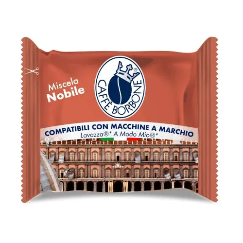 Caffe Borbone Confezione 120 Capsule Miscela Nobile Compatibile A Modo Mio
