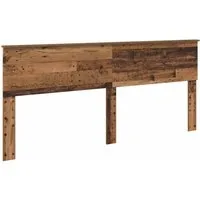 vidaXL Kopfteil Altholz 200 cm – Modernes Design - Elegantes Kopfteil aus Holzwerkstoff für dein Schlafzimmer. Robust, pflegeleicht und einfach zu montieren – ideal für modernen Stil und vielseitige Einrichtungsoptionen.