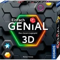 KOSMOS 684006 Einfach Genial 3D - Innovatives Familien-Strategiespiel mit stapelbaren 3D-Steinen, ideal ab 10 Jahren für spannenden Spielspaß