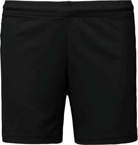 Proact Damen Sport Shorts Handball Fußball Training Sporthose Fitness, Größe:M, Farbe:Schwarz