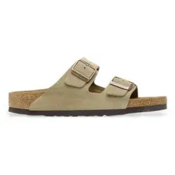 BIRKENSTOCK ARIZONA SUEDE LEATHER Beige - Komfortable Sandalen für Herren - Wanderschuhe mit konturiertem Fußbett für unvergleichlichen Komfort und Unterstützung. Verstellbare Riemen für eine individuelle Passform und robuste Konstruktion für den täglichen Gebrauch.