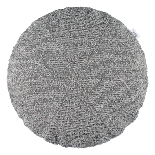SCHÖNER WOHNEN-Kollektion Kissenhülle BAY mit Vliesfüllung, 45 cm in Grau - Kissen aus hochwertigem Bouclègarn für zeitlose Eleganz und höchsten Komfort. Die runde Form schafft eine harmonische Atmosphäre in jedem Raum.