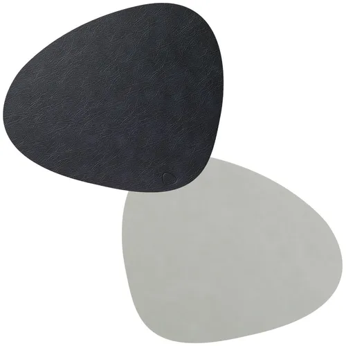 LIND DNA Platzset DOUBLE CLOUD Curve L - Platzsets in eleganter Form, aus hochwertigem Nupo-Material, ideal für stilvolle Tischdekoration und pflegeleicht.