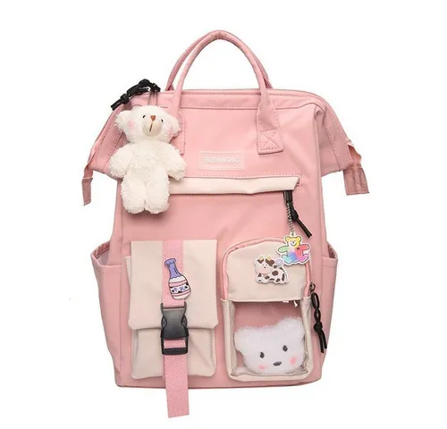 feinlux Kinderrucksack CT1275-Pink Rosa - Stylischer rosa Kinderrucksack CT1275 für den Alltag. Mit viel Platz für Schulutensilien und einem bequemen Tragesystem.