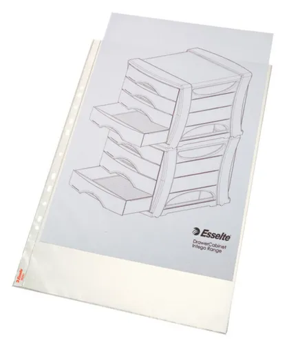 Esselte Prospekthülle Standard Plus DIN A3 hoch PP 0,09 mm genarbt 50 Stück