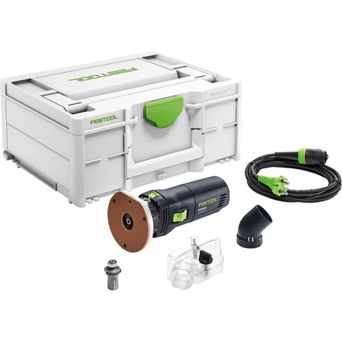 FESTOOL Kantenfräse OFK 500 Q-Plus R2 - 576227 - Fräsen mit Präzision: Die OFK 500 Q-Plus R2 überzeugt durch ihre kompakte Bauweise und ist ideal für exakte Kantenbearbeitung.