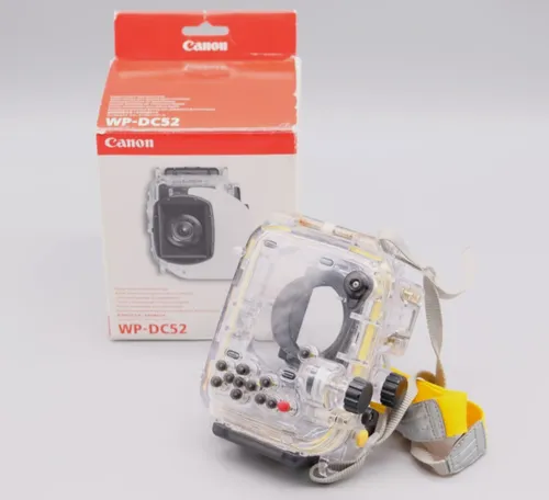 Canon WP-DC52 Unterwassergehäuse, Durchsichtig für Canon Digitalkamera - GUT