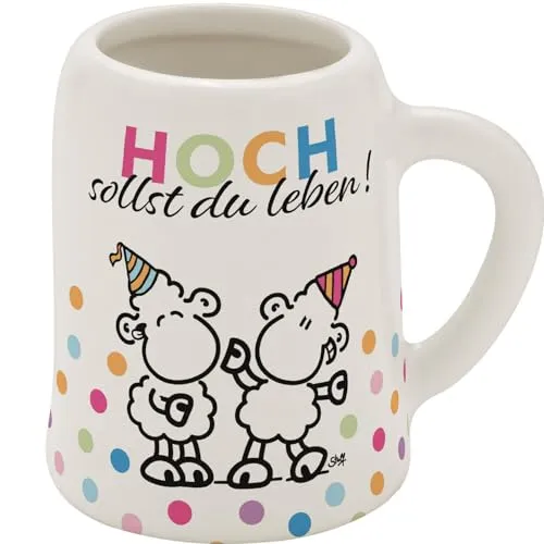 Sheepworld Schnapskrug mit Motiv 