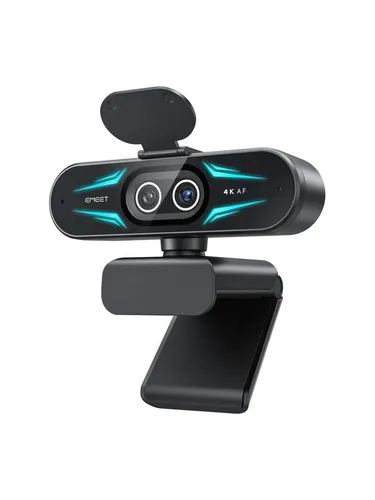 EMeet SmartCam C60E 4K Dual Webcam - Die EMeet SmartCam C60E bietet eine beeindruckende 4K Auflösung und ein duales Kamerasystem für optimale Bildqualität. Ideal für Videokonferenzen und professionelle Meetings.